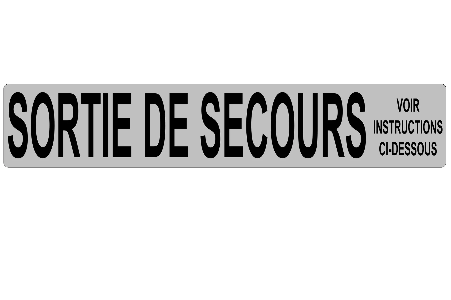 Sticker,Instr,"Sortie De Secours"