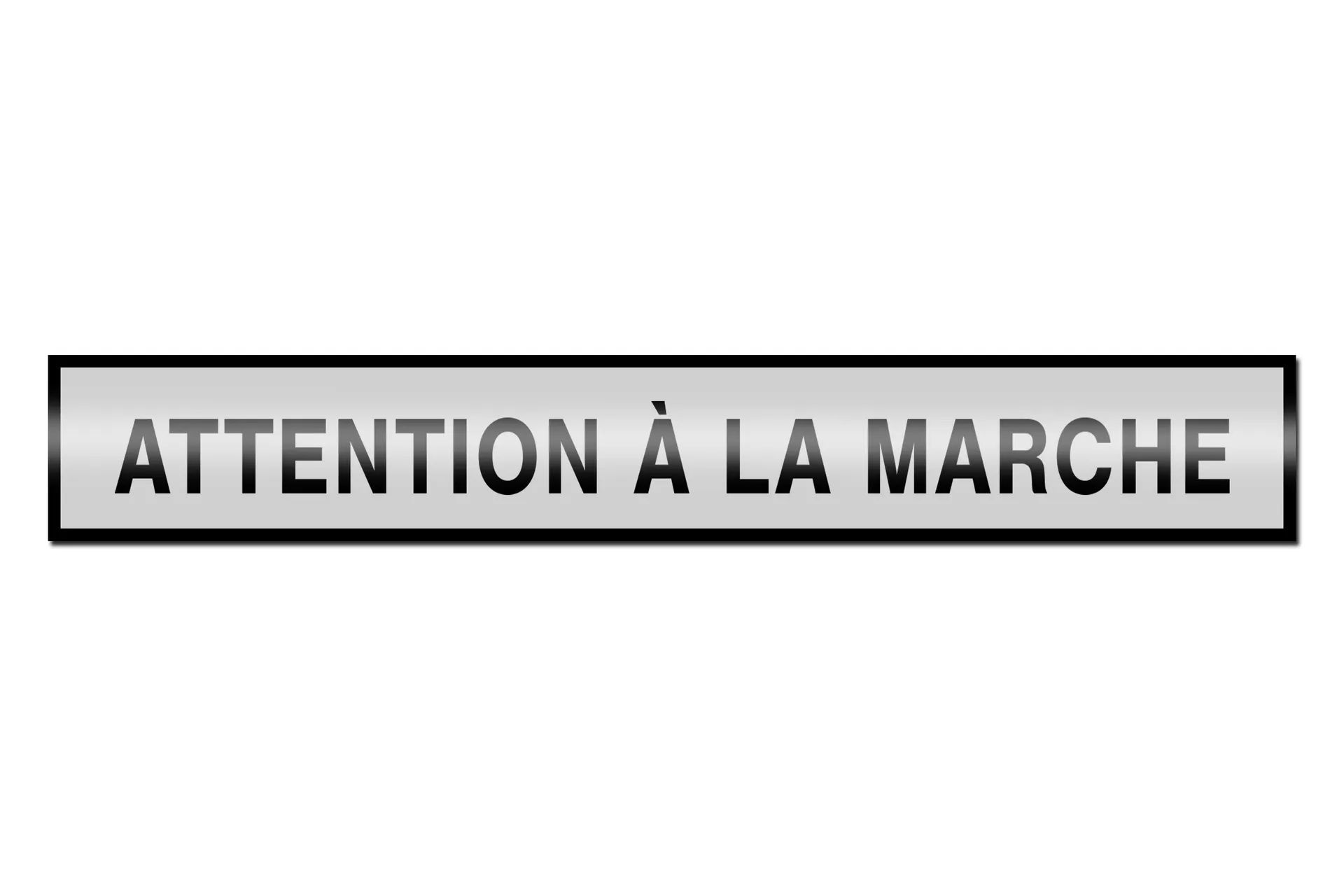 Decal "Attention A La Marche"