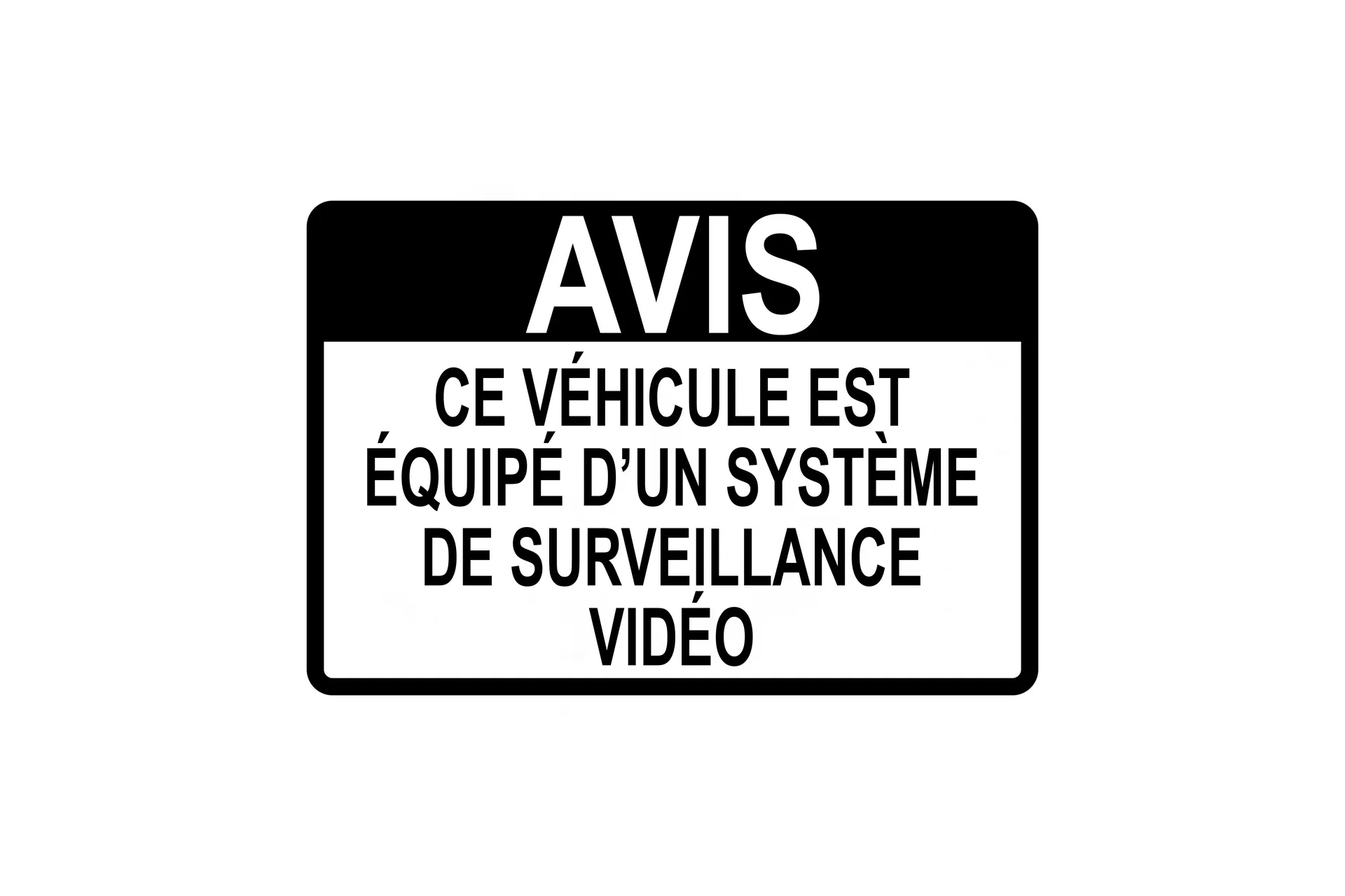Sticker,"Vehicule Equipe Syst. Surv."