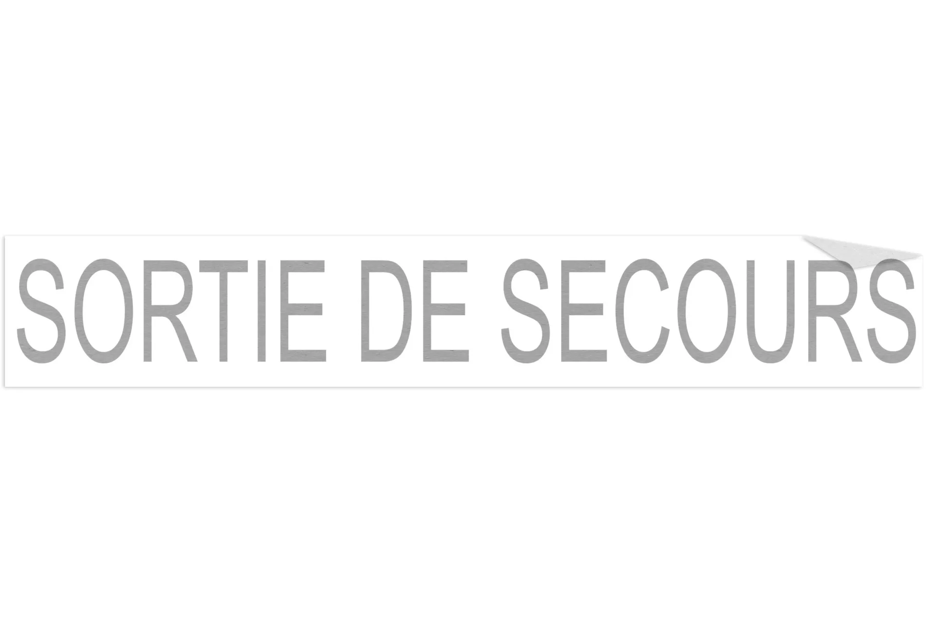Decalque "Sortie De Secours" 2"