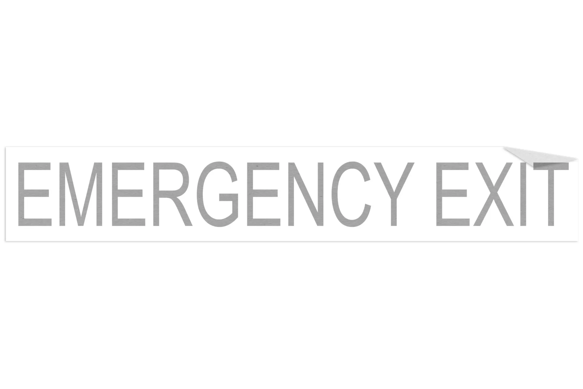 Decalque "Emergency Exit" 2"