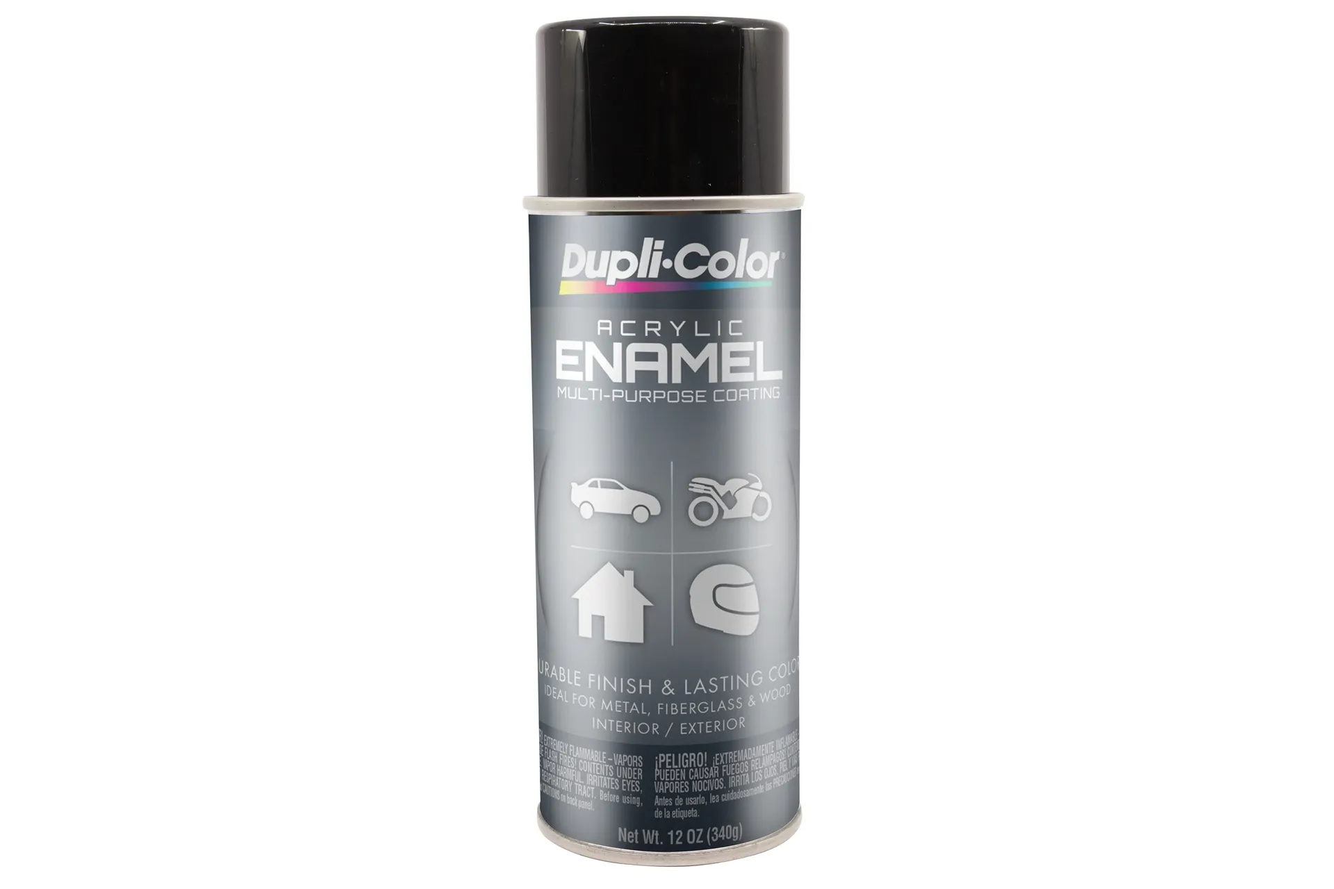 Black Paint Semi Acrylique Spray Can
