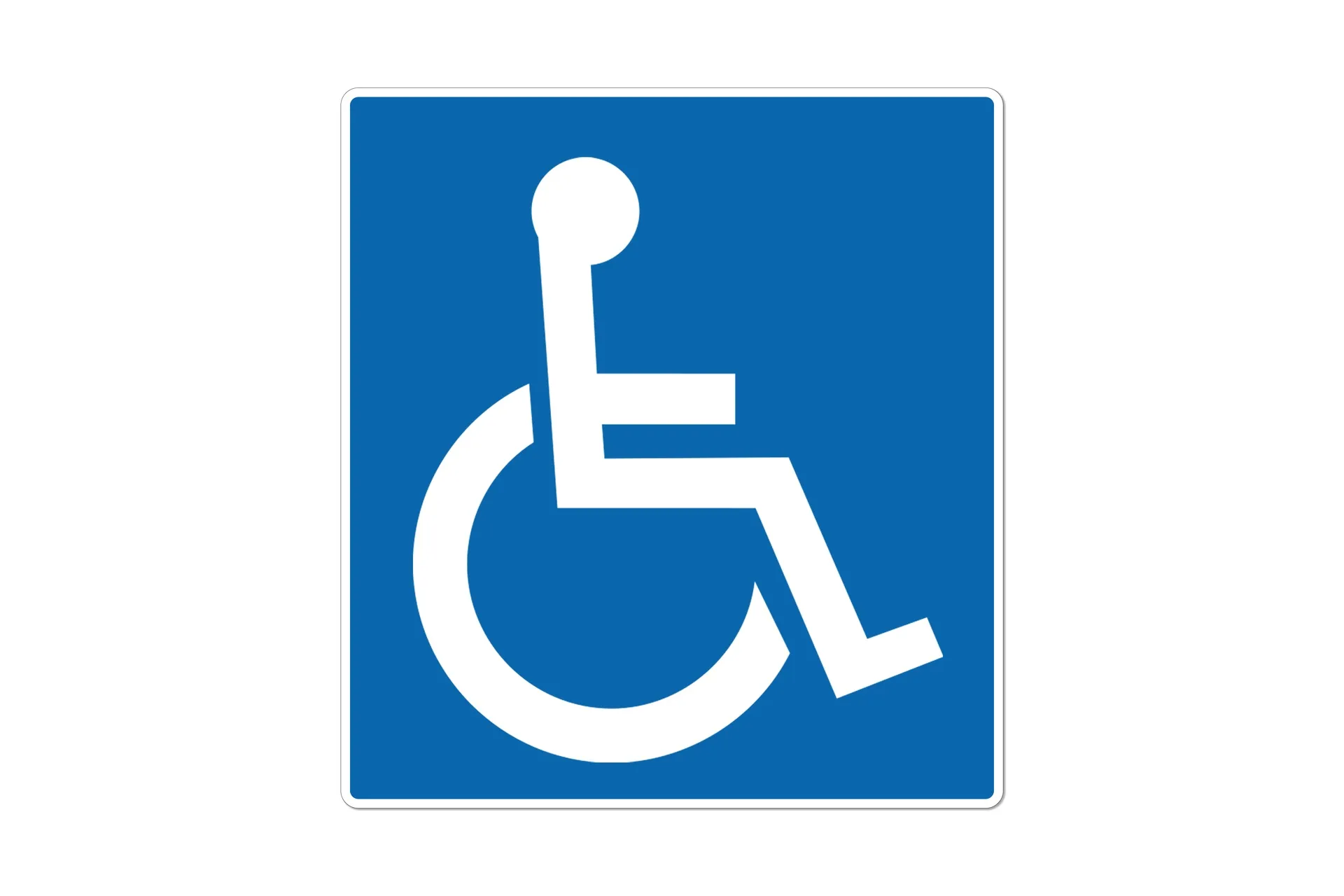 Sticker, Hand Access, 6X6, Nat Std