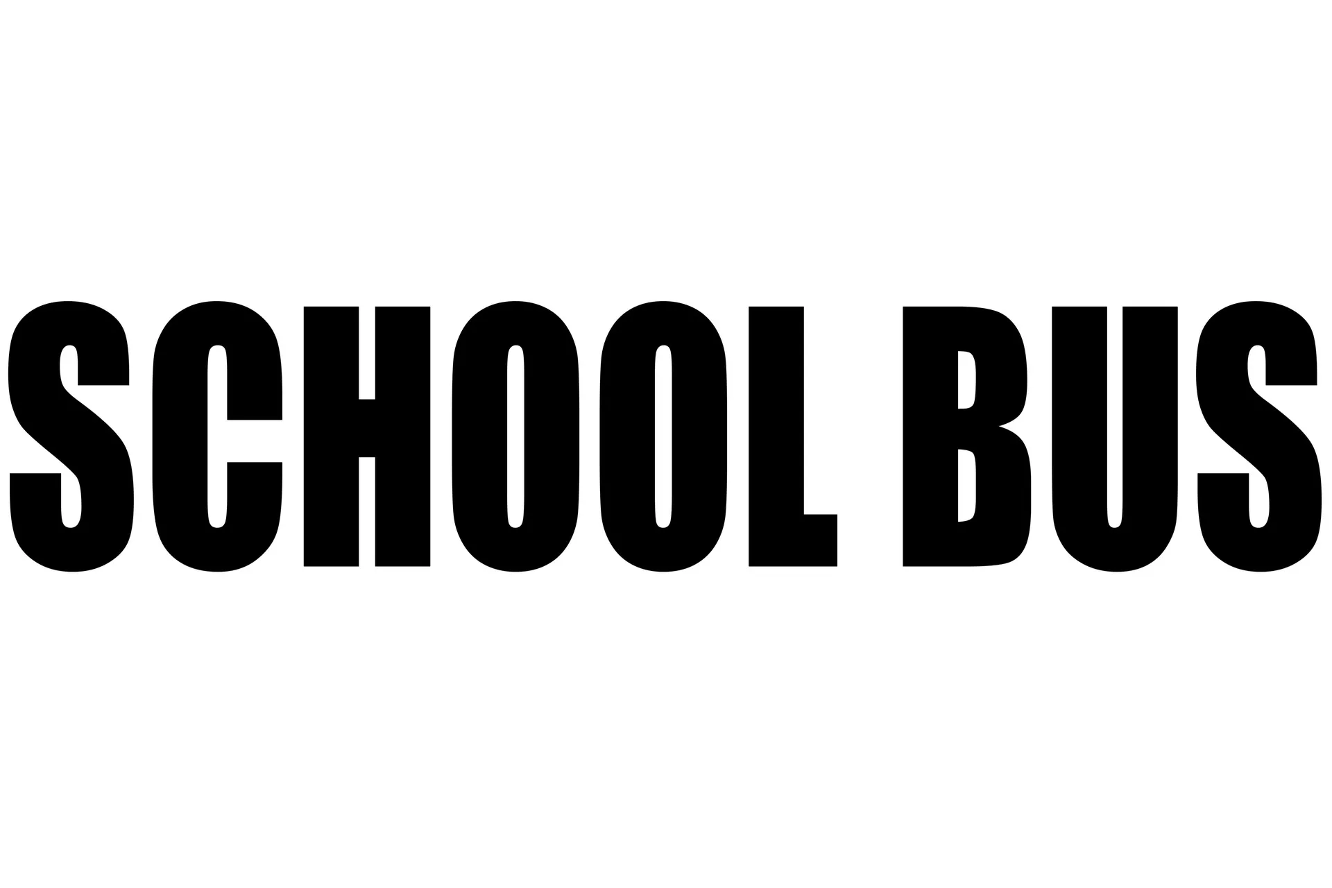 Decalque ¨School Bus¨ Can 1 1/4