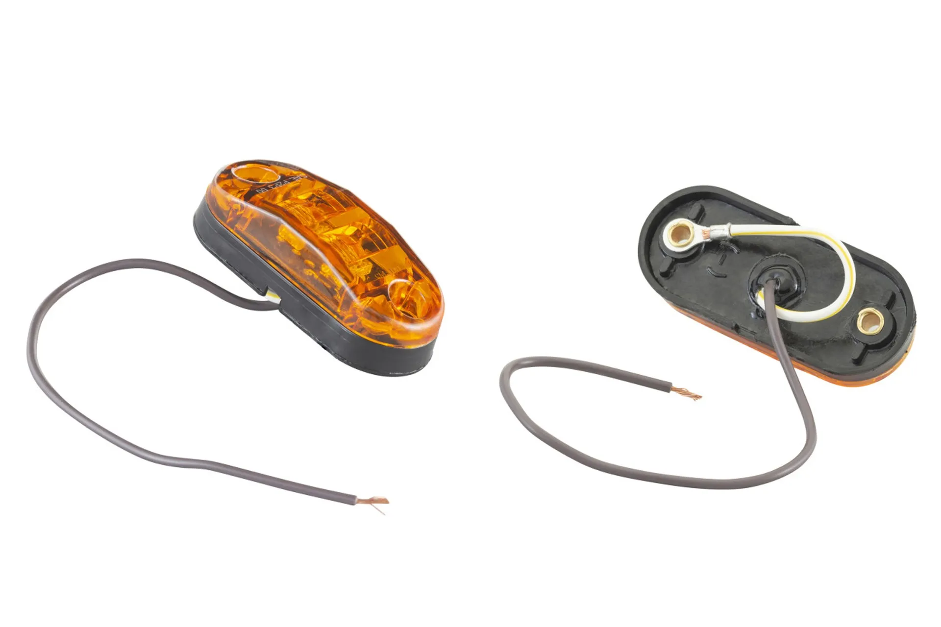 Lamp Marker Oval Amber Led