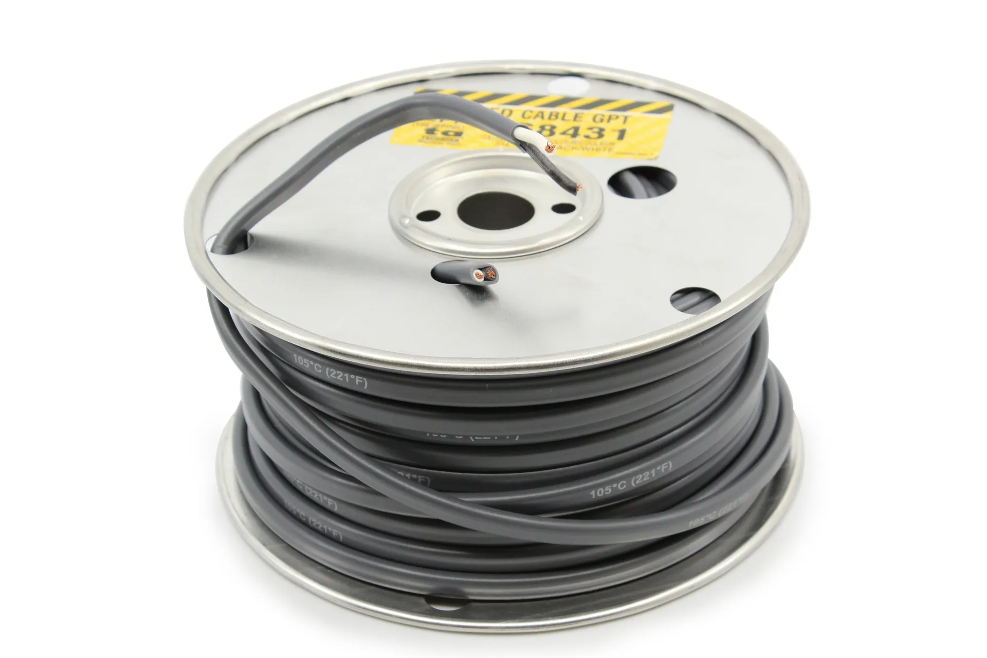 Cable 14/2 Avec Gaine Grise,Roul.De 100'
