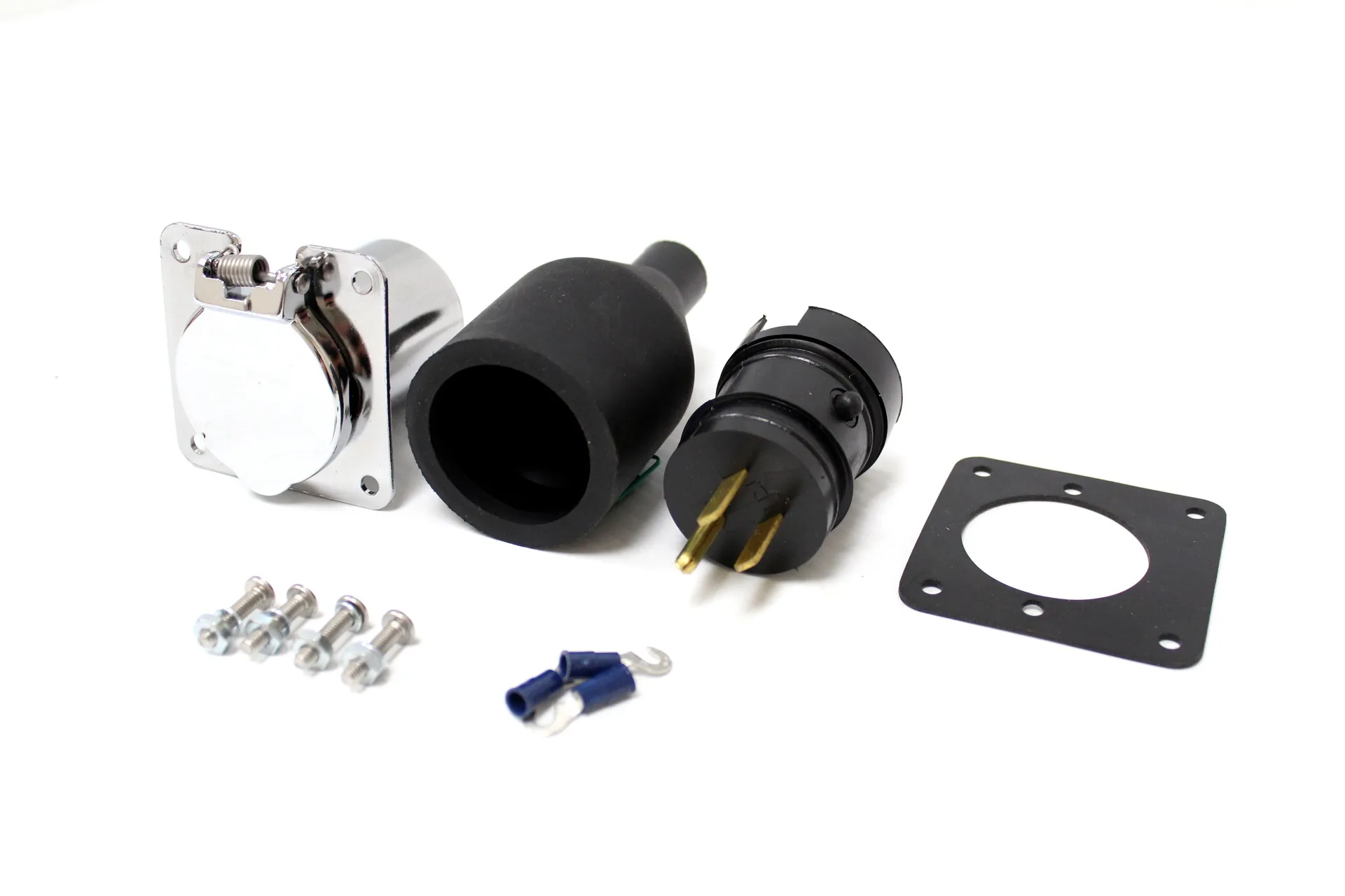 Kit Chromed Socket For Bloc Heater Plug