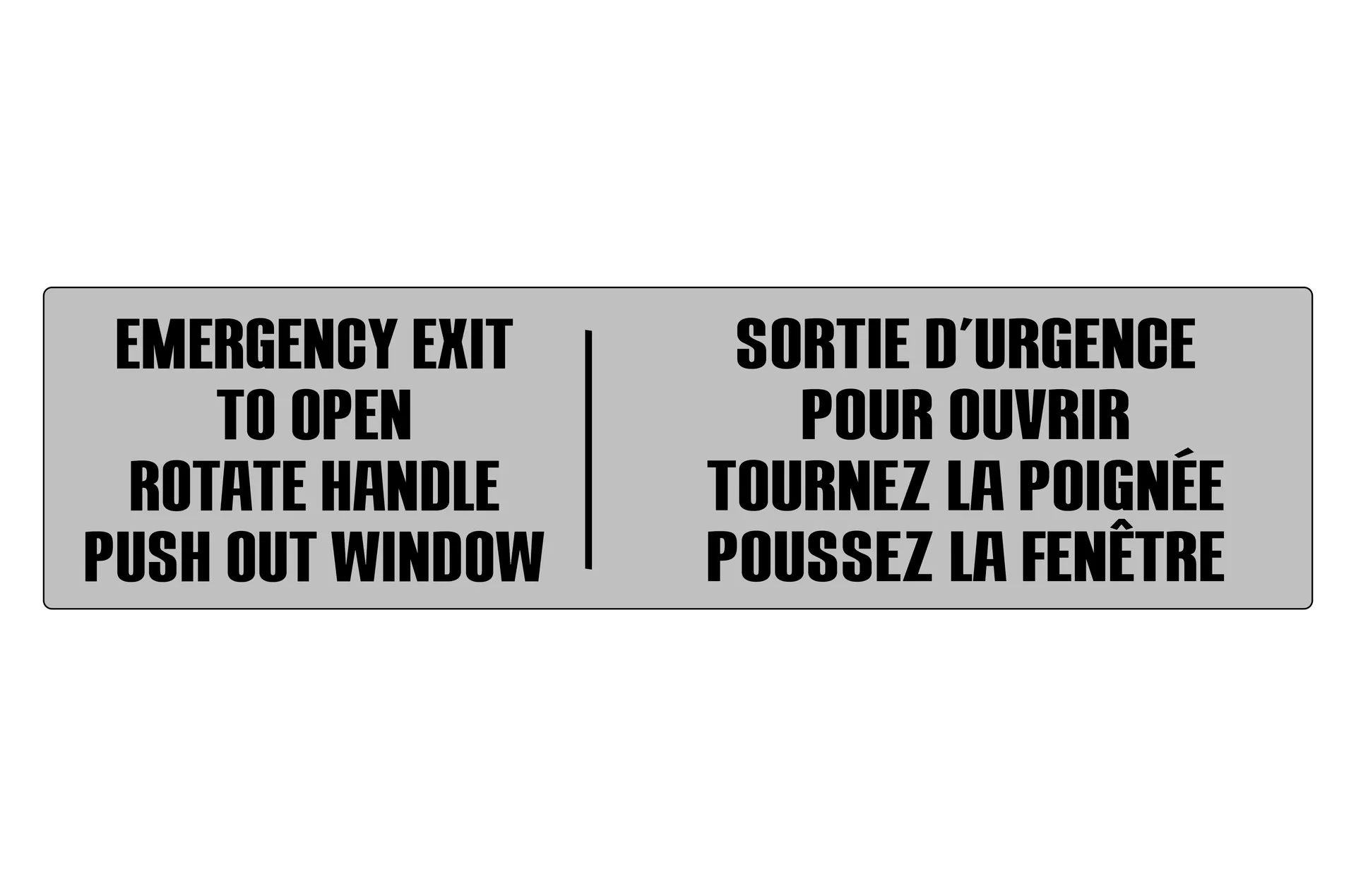Sticker,Split Sash,P/O Window,Bilingual