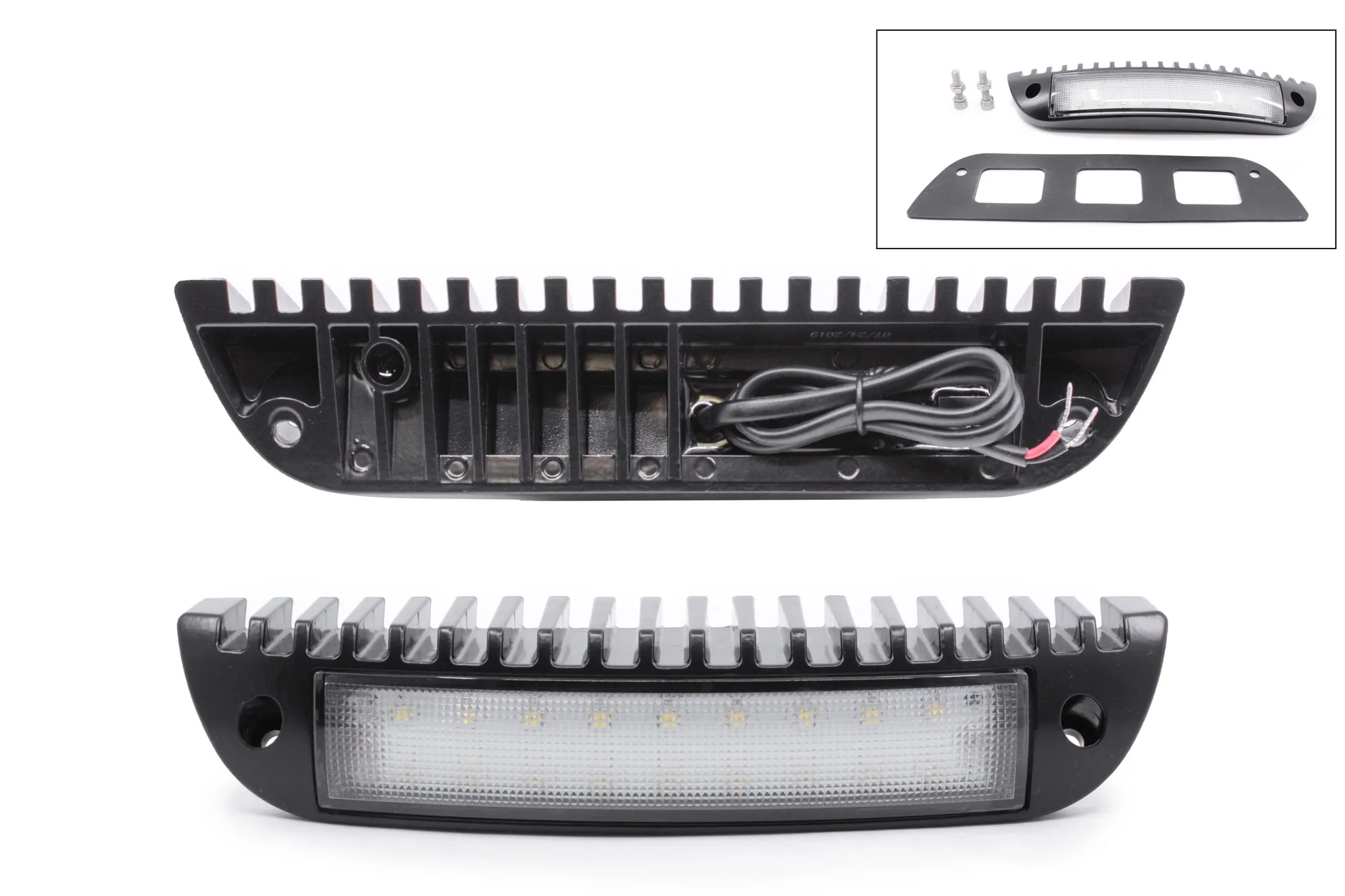 Lumiere Exterieur Led 9 Po Noire