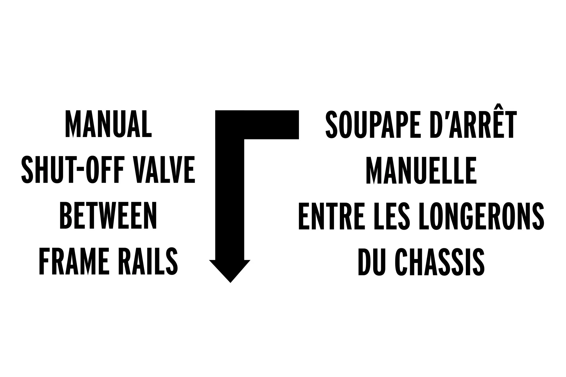 Decalque,Soupape D'arret Bllingue