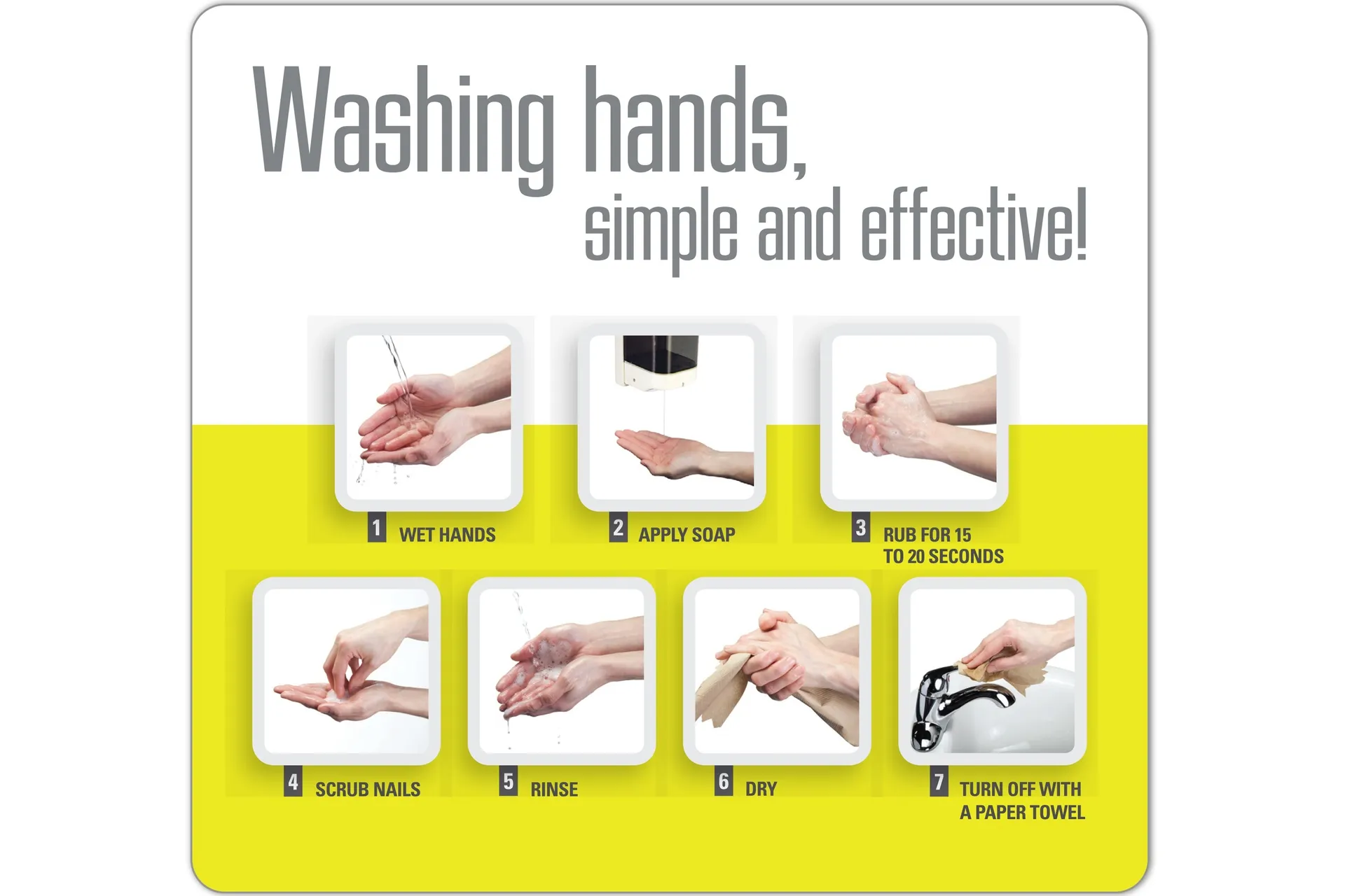 Sticker,Washing Hands