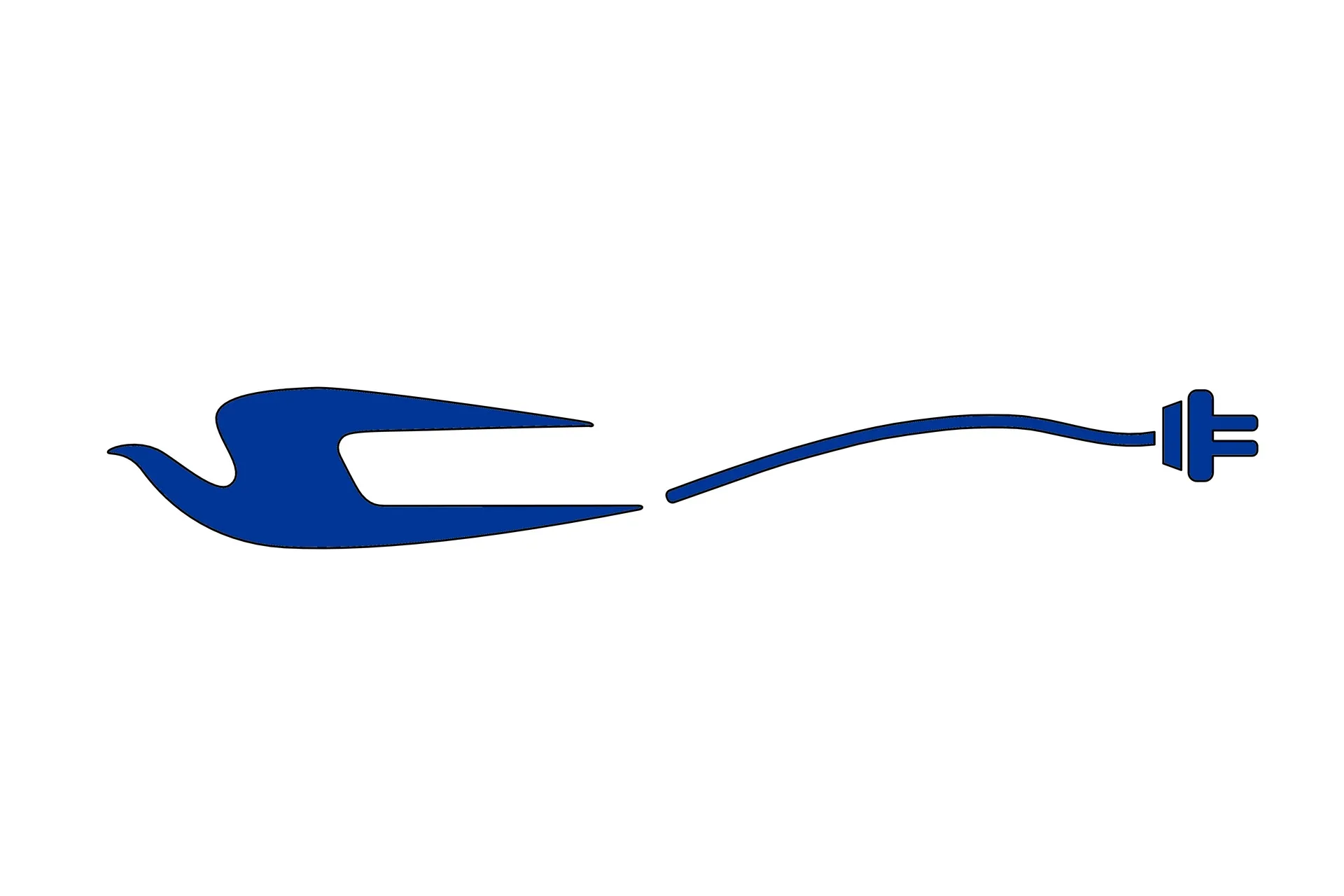 Decal Blue Bird Electric Lh Blue