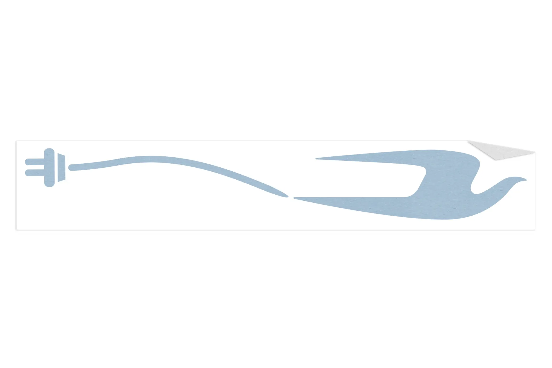 Decal.Bluebird Logo Rh.Electric Blue