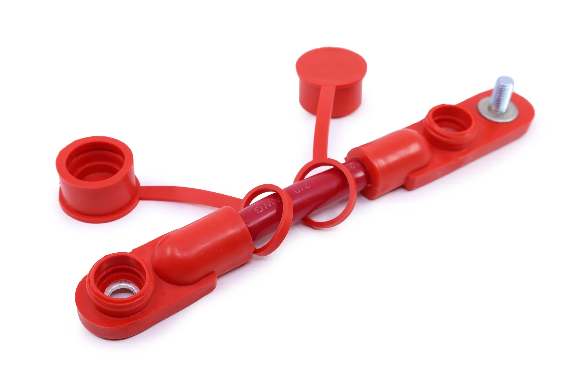 Cable,Battery Cable,Molded,Red