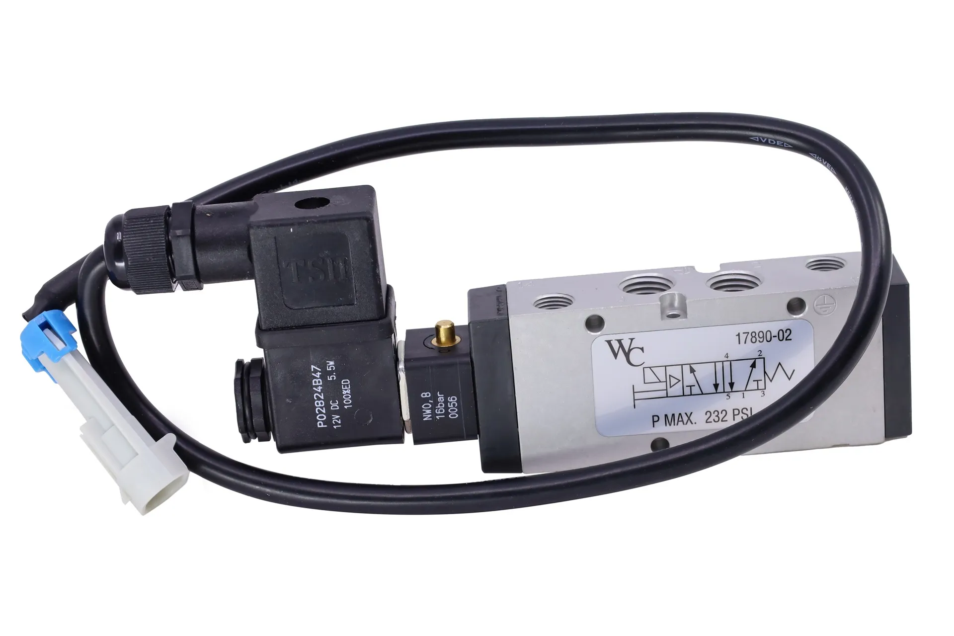 Valve,Solenoid,5 Ports