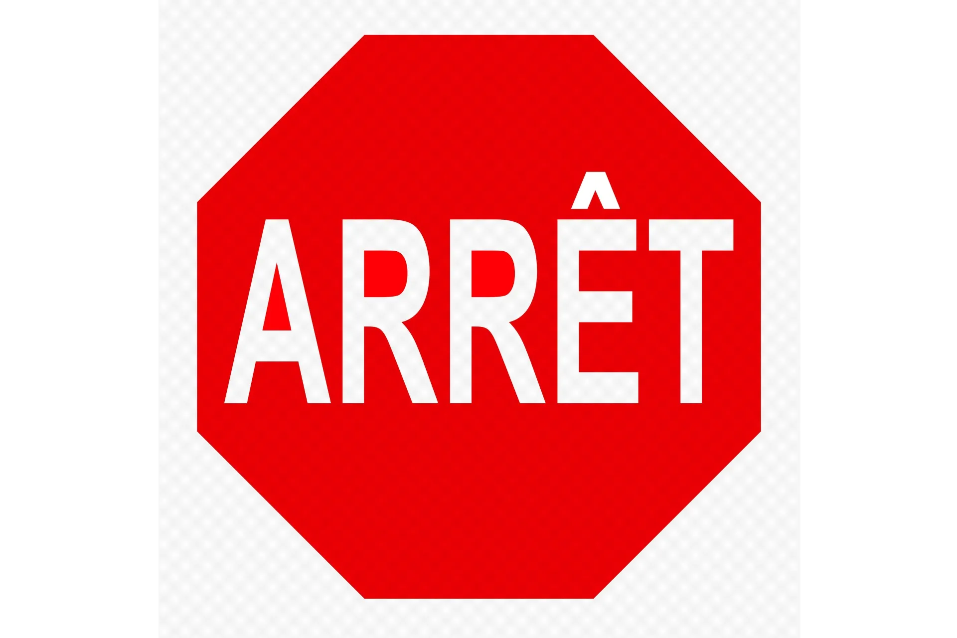 Decal Arret,Hi-Int,W/O Light Holes