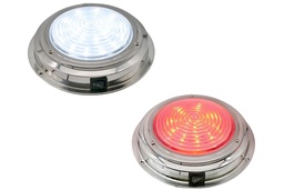 7" Red/White Led Dome Lamp