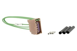 Connector, 3 Wires, Brown