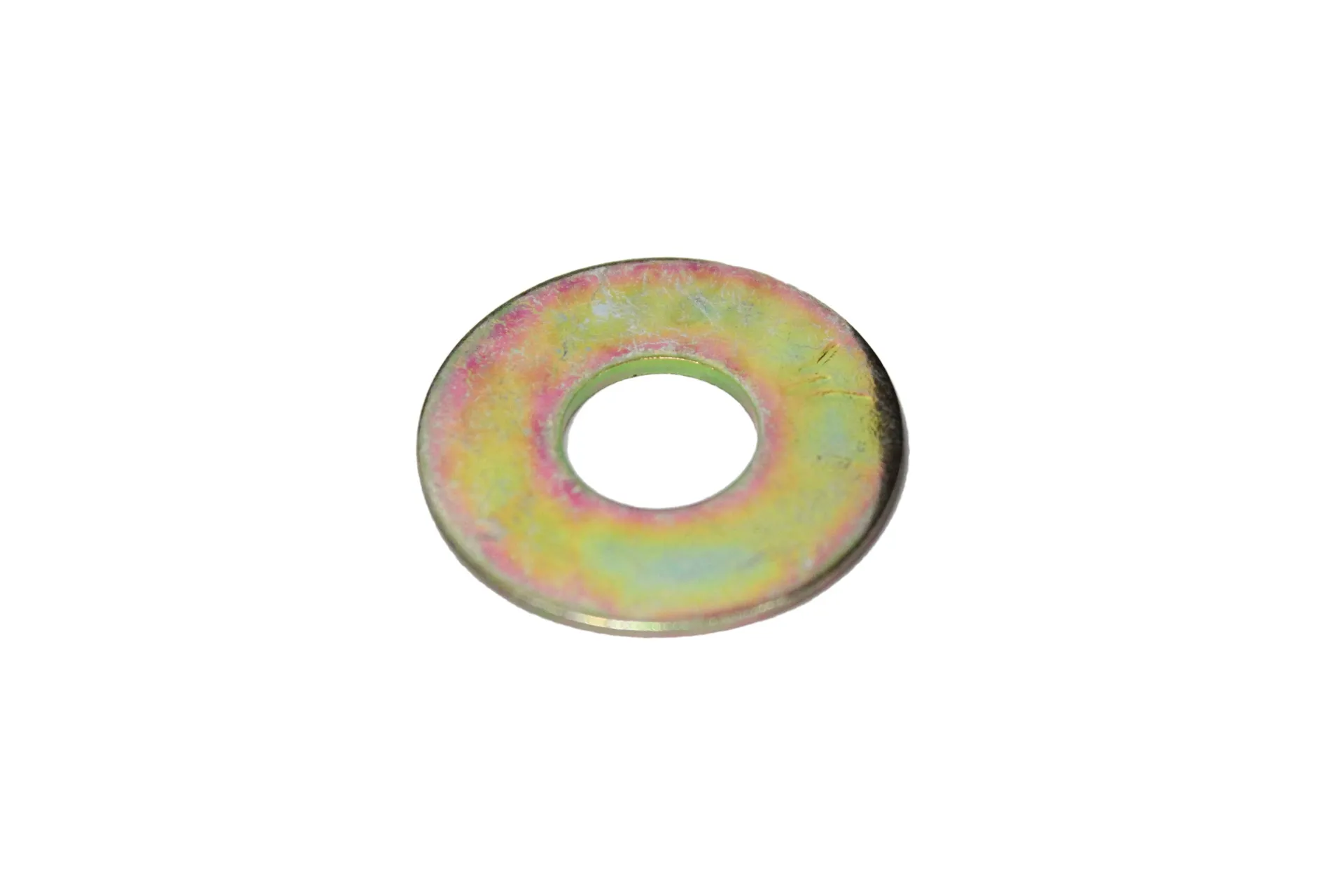 Flat Washer, Uss, Gr 8, Zinc, 7/16
