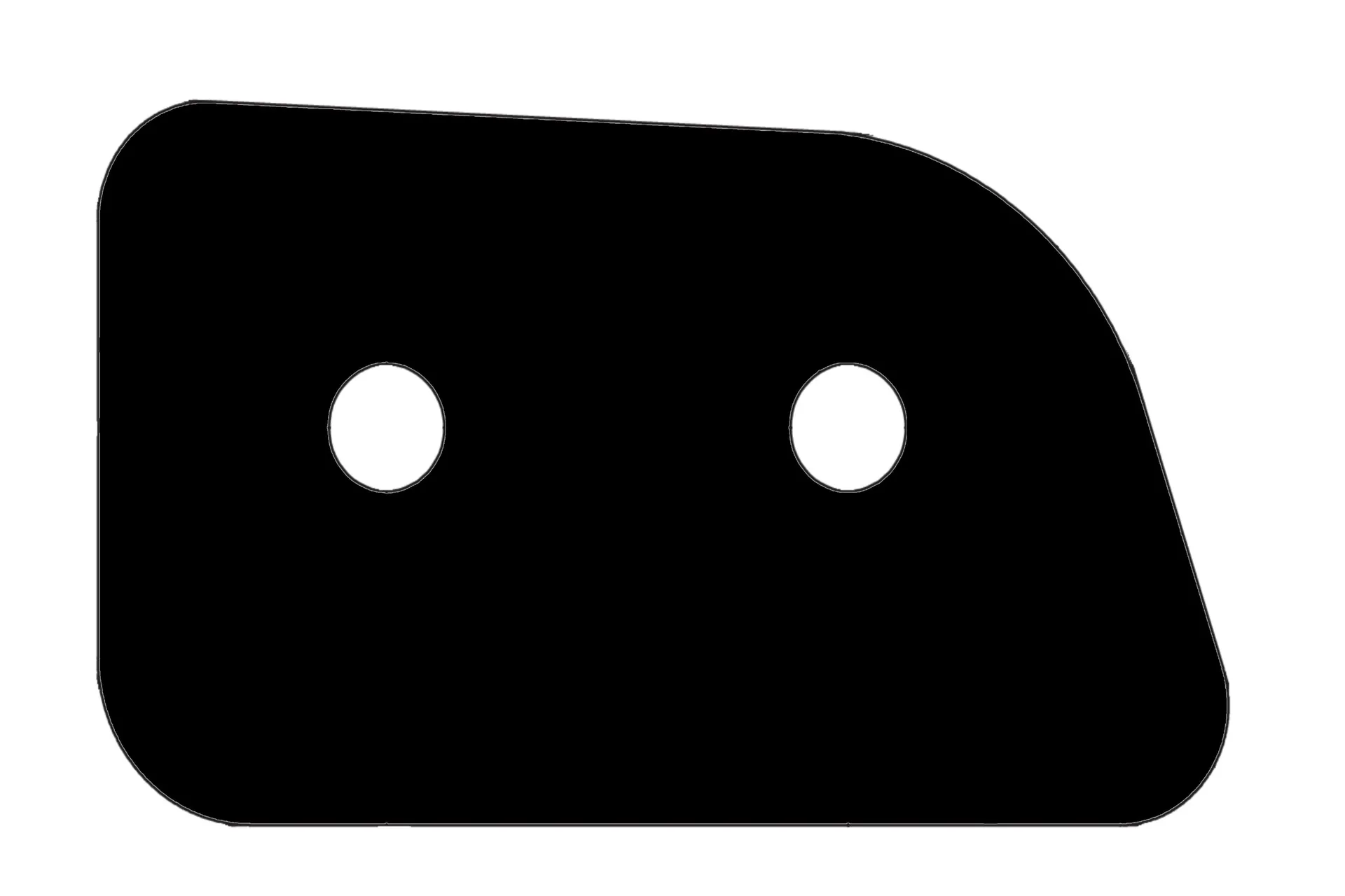 Decal, Black, 8-Way, Rr/Rh & Fr/Lh