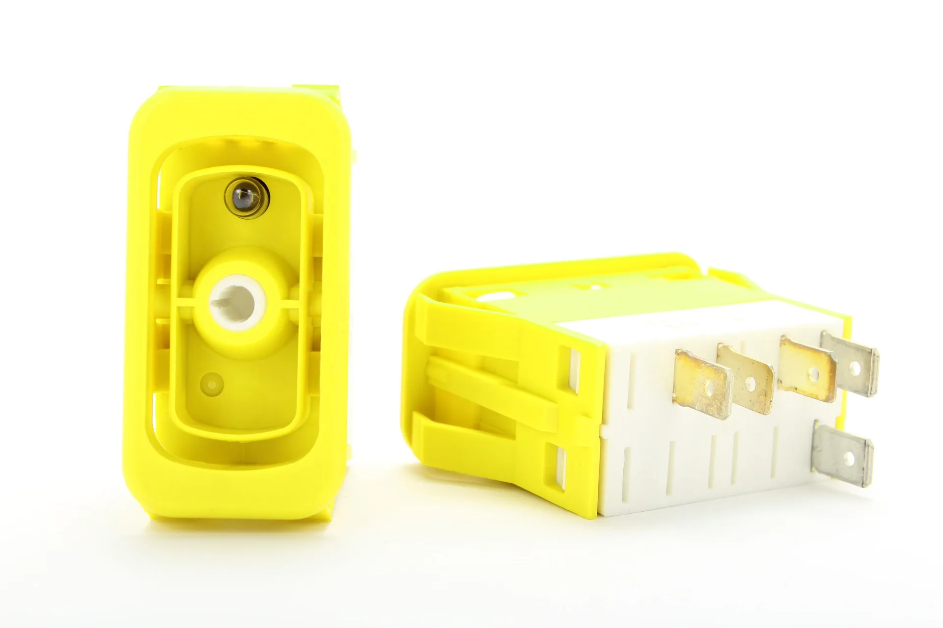 Switch Base Ngr Spst On-Mom Off Yellow