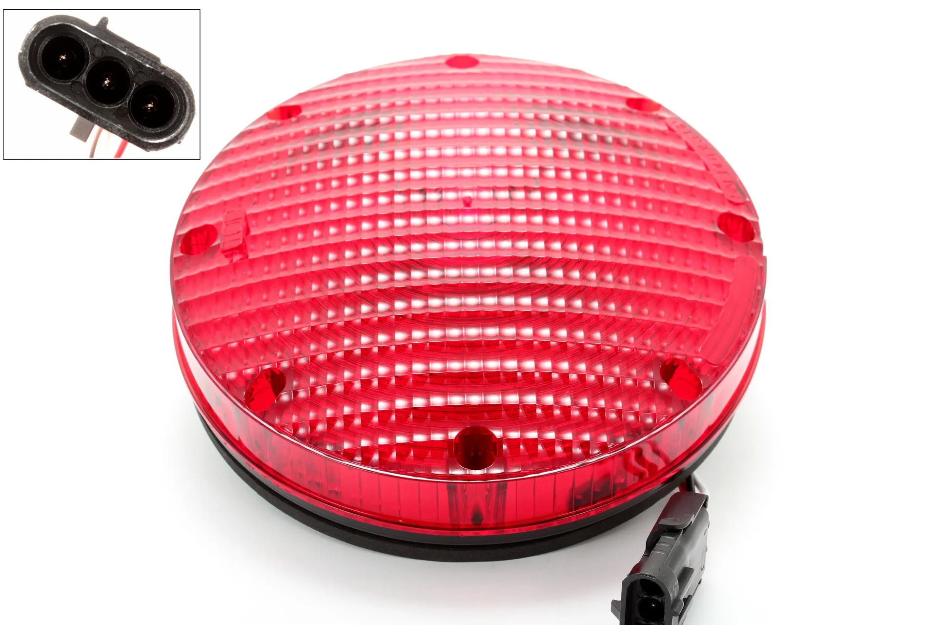Light Stop Tail Red 7" W/Con.
