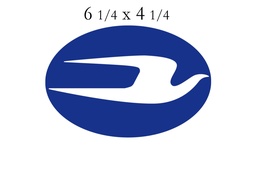 Emblem Grille Tx3 Logo Blue Bird