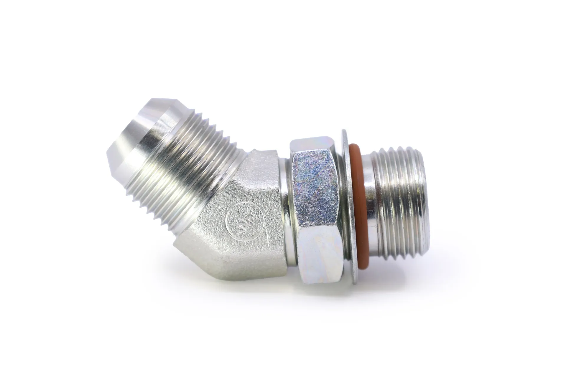 Elbow,45 Deg,Straight Thread Viton O-Ring 3/4Tube