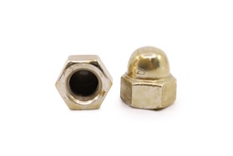Nut,Acorn,3/8-16,Yel Zn Dich,Low Crown